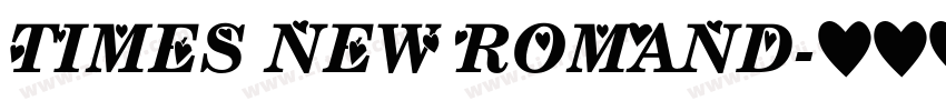 TIMES NEW ROMAND字体转换 TIMES NEW ROMAND字体转换